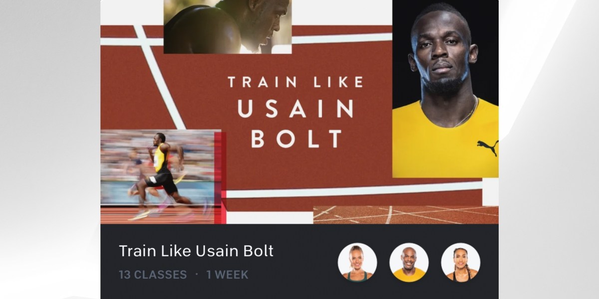 Usain Bolt Peloton Program