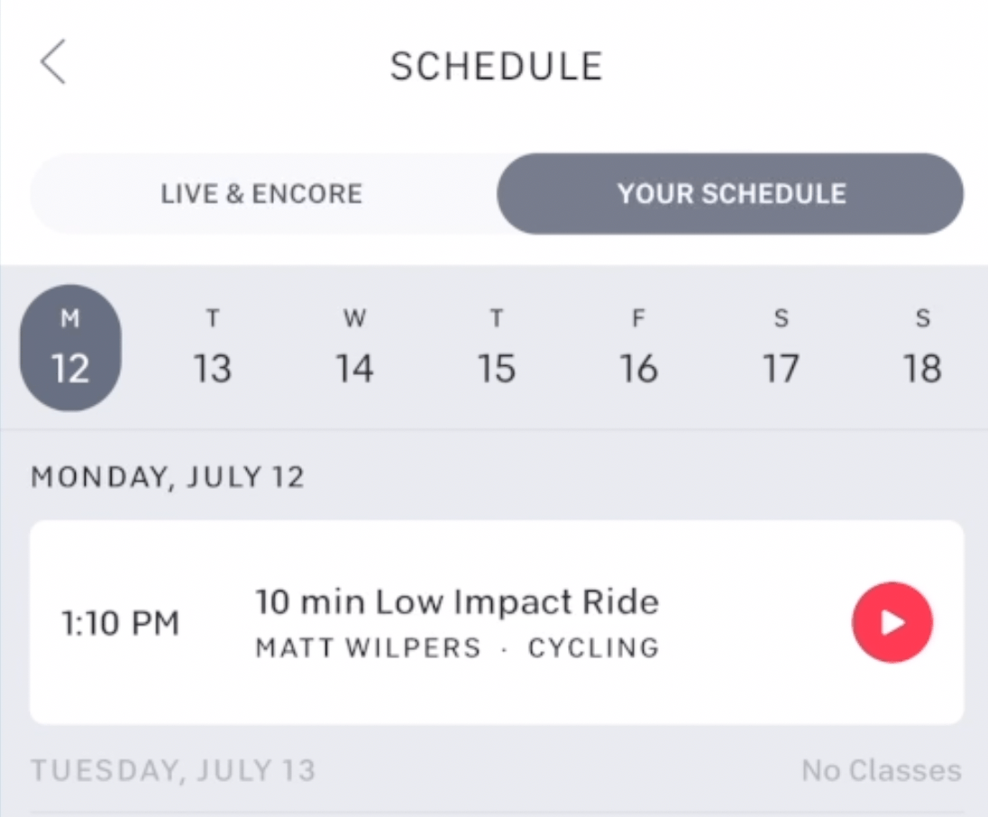 Peloton guide Stacking, sessions, and scheduling