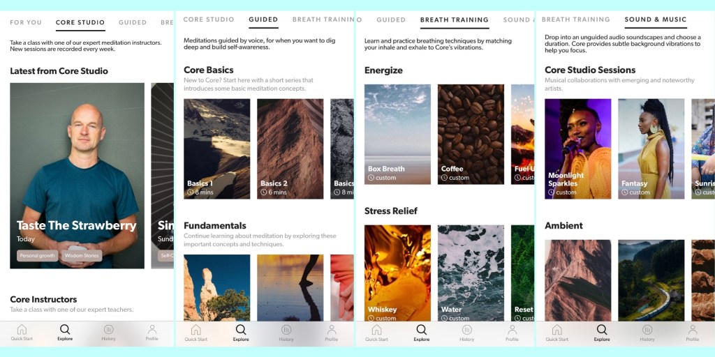 Core Meditation app
