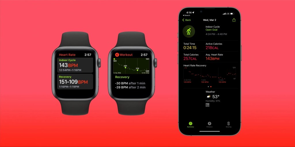 Apple Watch heart rate recovery