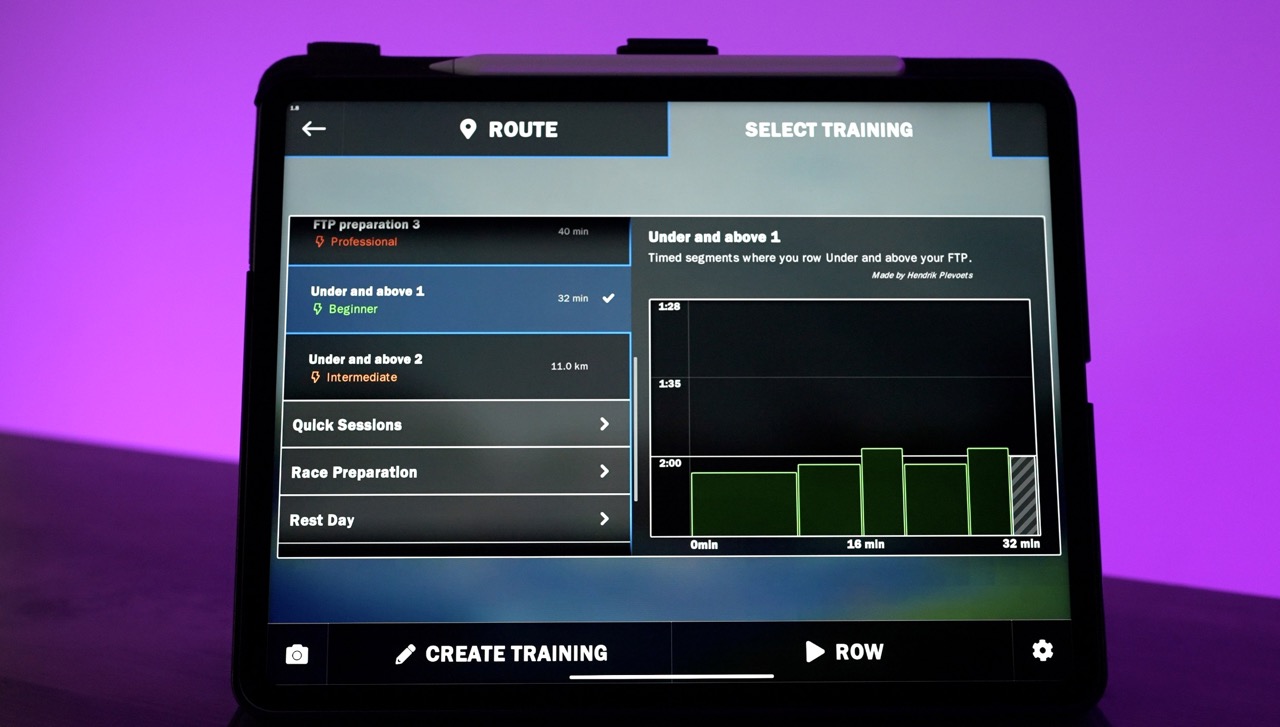 A "Zwift for Rowers" the EXR Rowing App, now also available on Apple TV