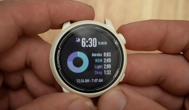 Coros sports watch firmware update: Improved sleep and workout tracking