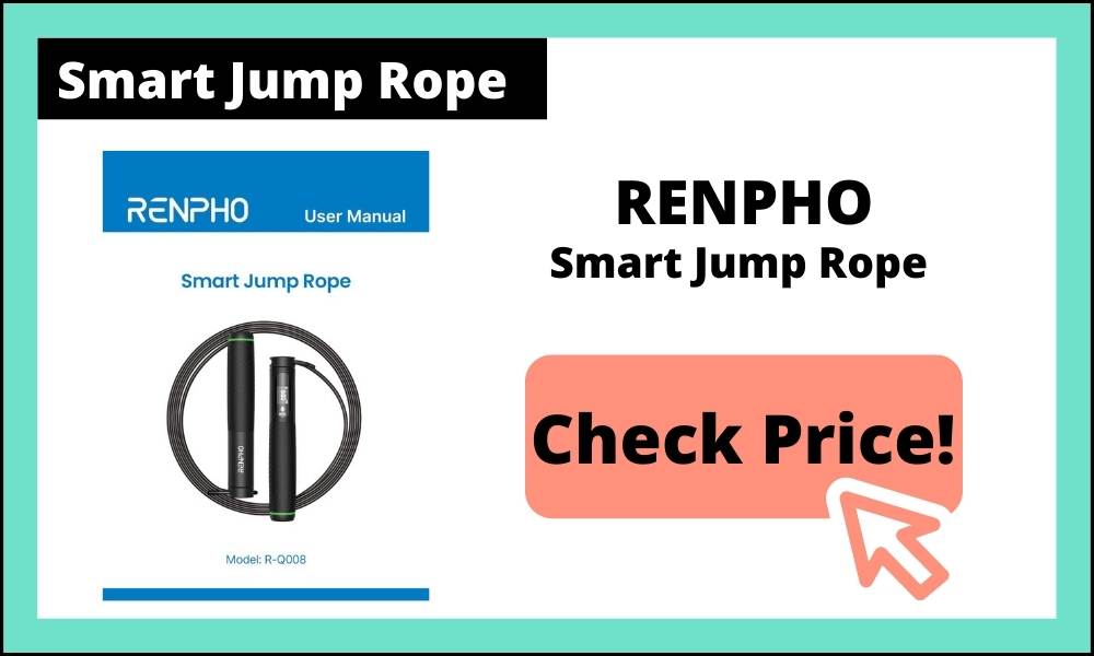 RENPHO Cordless Jump Rope - Tracking Your Fitness With App - Built