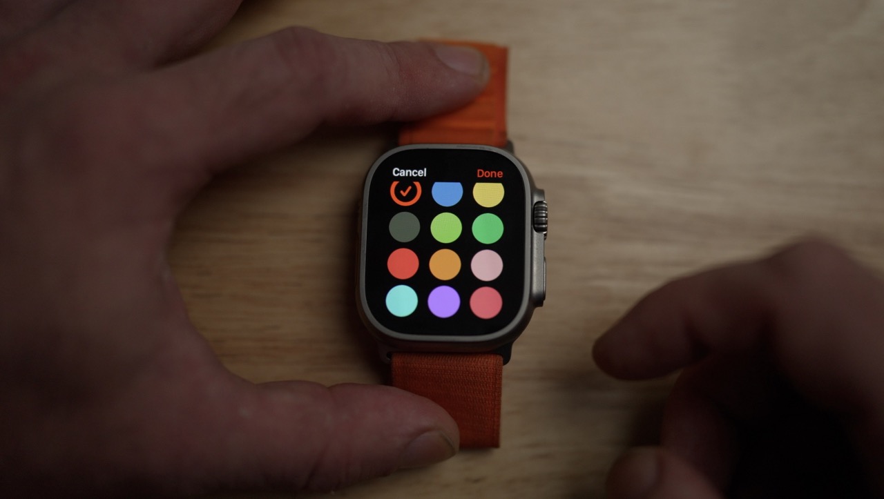 Apple Watch ultra waypoint color
