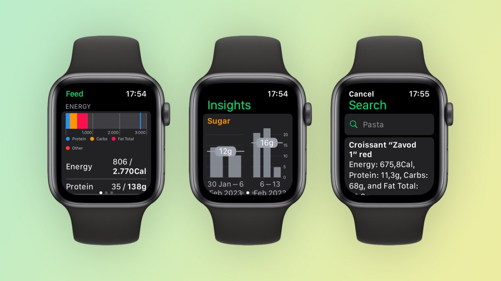 Calorie and sugar tracking app SugarBot now has a version for Apple Watch