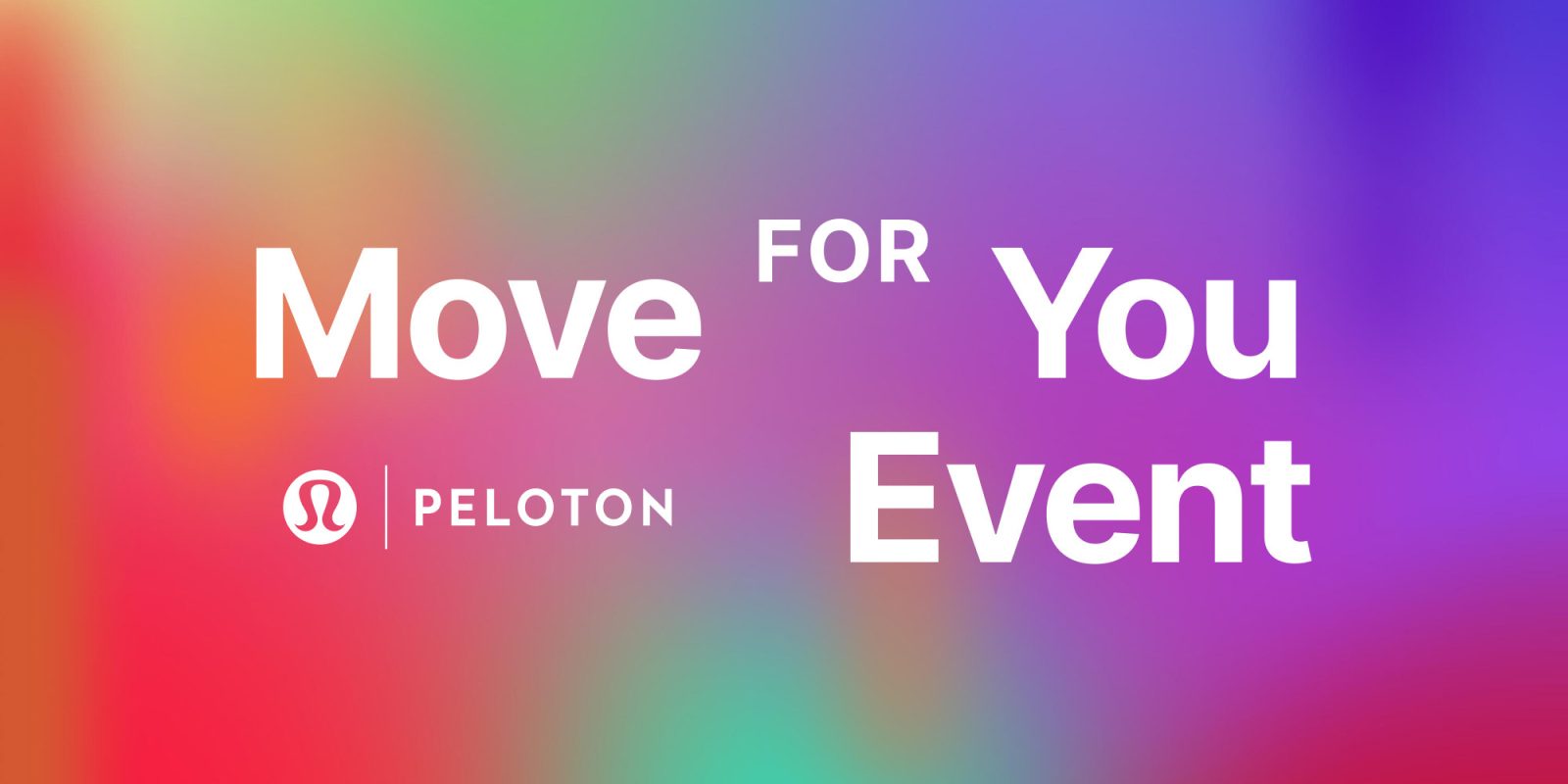 Work up a sweat with Peloton x lululemon Move For You Event